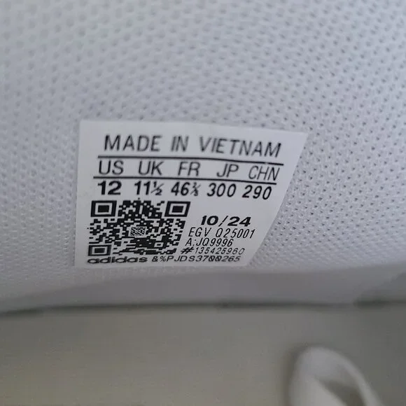 Adidas Hoops 4.0 Mid White Sneakers Classic Men Size 12 Wmn 13 - Picture 7 of 7